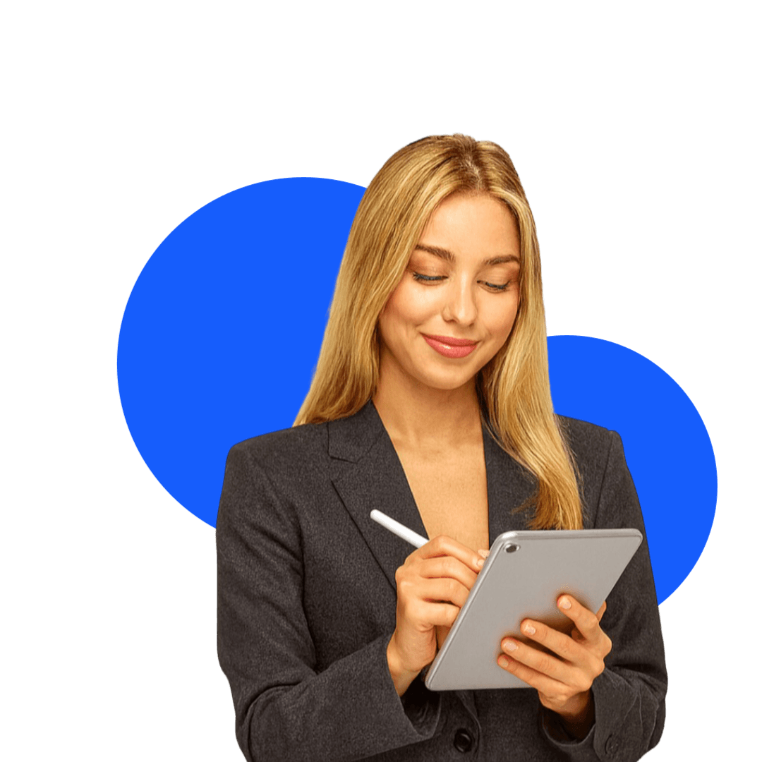 Business owner smiling confidently